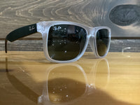 Load image into Gallery viewer, RAY BAN JUSTIN RUBBER TRANSPARENT DARK GREY
