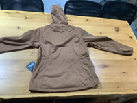 Load image into Gallery viewer, FXR W RIDGE SOFTSHELL HOODIE COPPER/CANVAS
