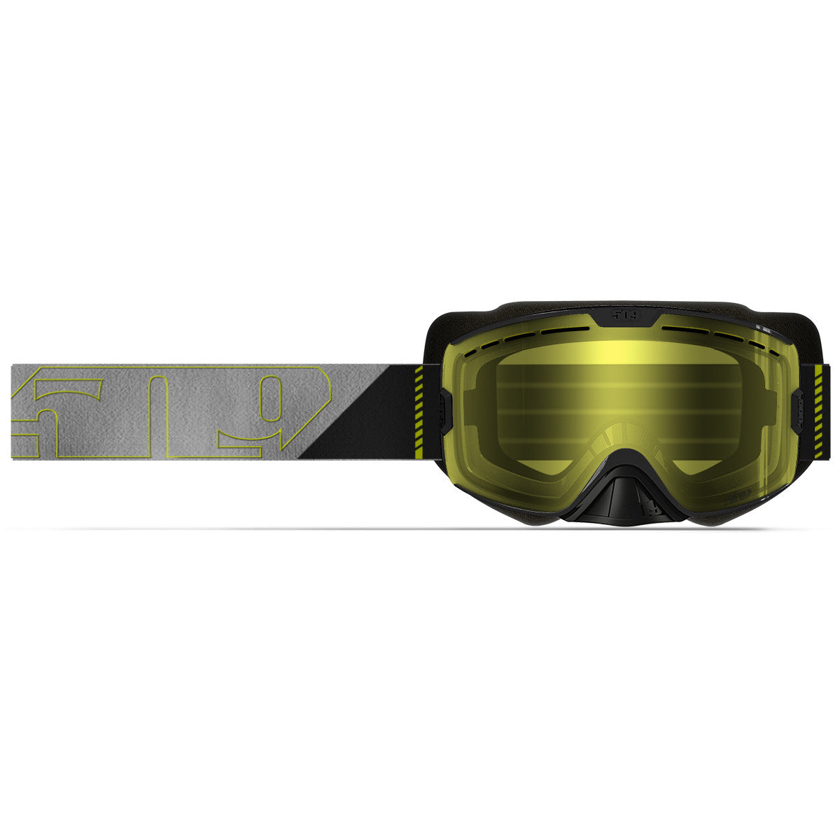 KINGPIN XL GOGGLE GLACK WITH YELLOW