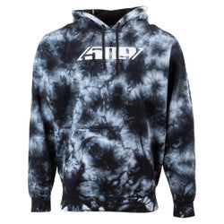 LEGACY PULLOVER HOODIE BLACK BLEACH OUT