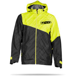 STOKE JACKET SHELL STEALTH HI VIS