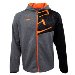 TECH ZIP HOODIE ORANGE GRAY