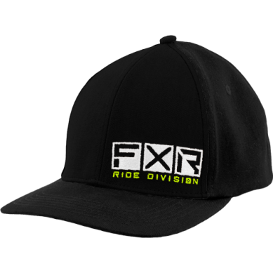 FXR VICTORY HAT BLACK/HI VIS