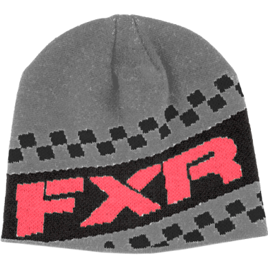 FXR TEAM BEANIE CORAL/GREY HEATHER