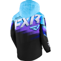 Load image into Gallery viewer, FXR CHILDS BOOST JACKET 23 BLACK/SKY/PURPLE
