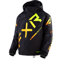 Load image into Gallery viewer, FXR CHILDS CX JACKET BLACK CAMO/INFERNO
