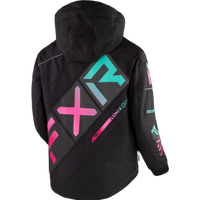 Load image into Gallery viewer, FXR CHILDS CX JACKET 23 BLACK/MINT/PINK FADE
