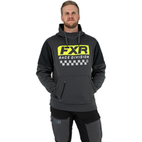 Load image into Gallery viewer, M FXR RACE DIVISION TECH PO HOODIE CHAR/HEATHER/HI-VIS
