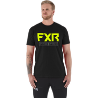 Load image into Gallery viewer, M FXR EXCURSION TECH T-SHIRT 21 BLACK/HI-VIS
