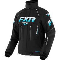 Load image into Gallery viewer, FXR WOMEN&#39;S ADRENALINE JACKET BLACK/SKY/BLUE FADE
