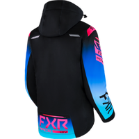 Load image into Gallery viewer, W FXR RRX JACKET BLACK/BLUE E PINK FADE
