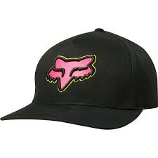 FOX EPICYCLE FLEXFIT HAT [BLK/PNK] L/XL